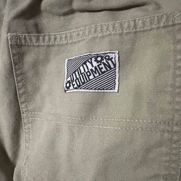 Beige Pants with Mushroom Patch - Picture 9 of 11